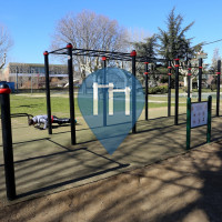 Barras de dominadas al aire libre - León - Calistenia Parque Papalaguinda