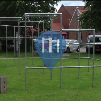 Viborg - Parkour Park mit Klimmzugstangen - Ungdomsskole