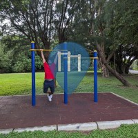 Outdoor Gym - Bali District - Bali sailing pier pull up bars